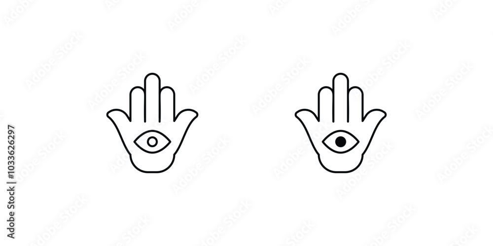 Obraz premium Indian Pray set icon with white background vector stock illustration