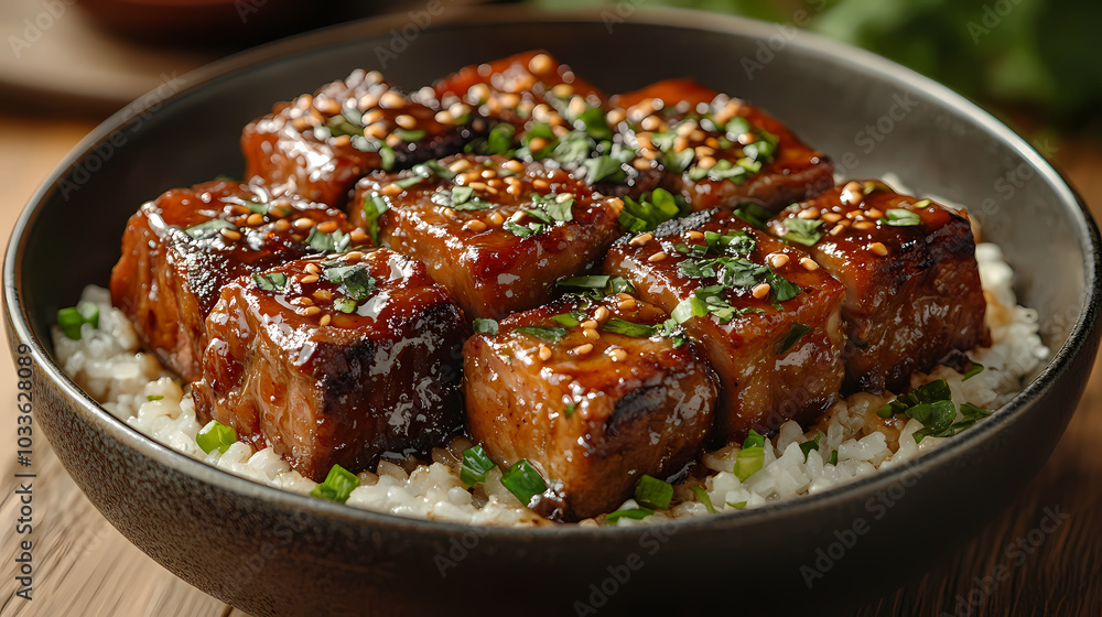 Pork leg rice,Steamed rice with braised pork leg, ready to eat Pork leg rice,Steamed rice with braised pork leg, ready to eat