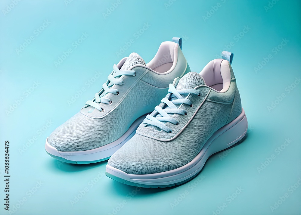 pair of white sneakers pair of white sneakers