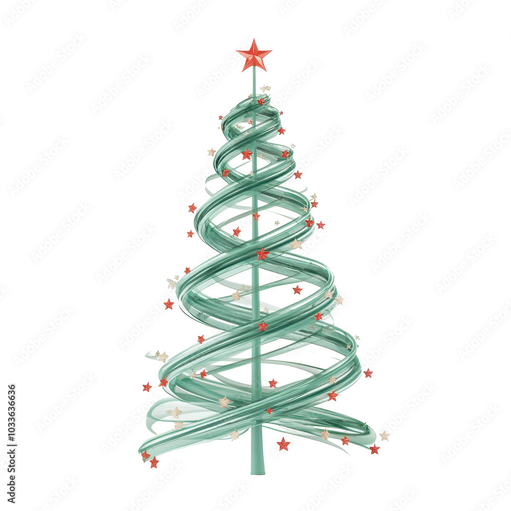 Glittery golden ribbon Christmas tree with a star, isolated on white, ideal for luxury holiday decor.
Glittery golden ribbon Christmas tree with a star, isolated on white, ideal for luxury holiday decor.