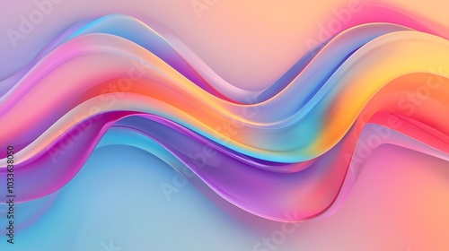 Abstract Colorful Wavy Background. illustration abstract art background for presentations and wallpaper 