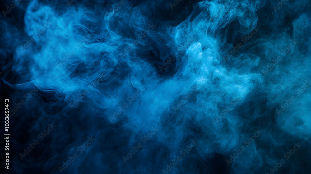 2. A shadowy space shrouded in blue haze, fostering an air of intrigue. 2. A shadowy space shrouded in blue haze, fostering an air of intrigue.