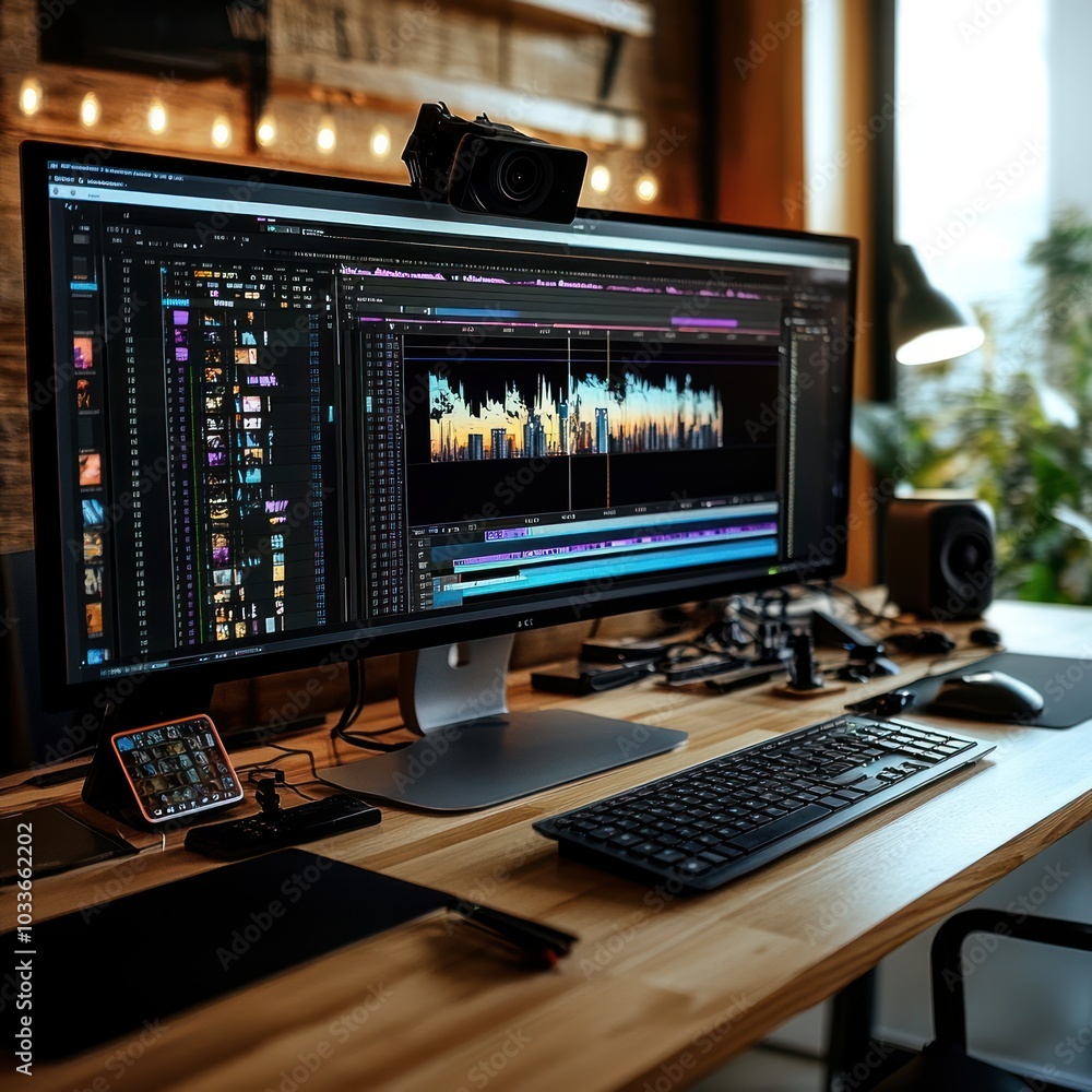 Video editing suite for professional use Video editing suite for professional use
