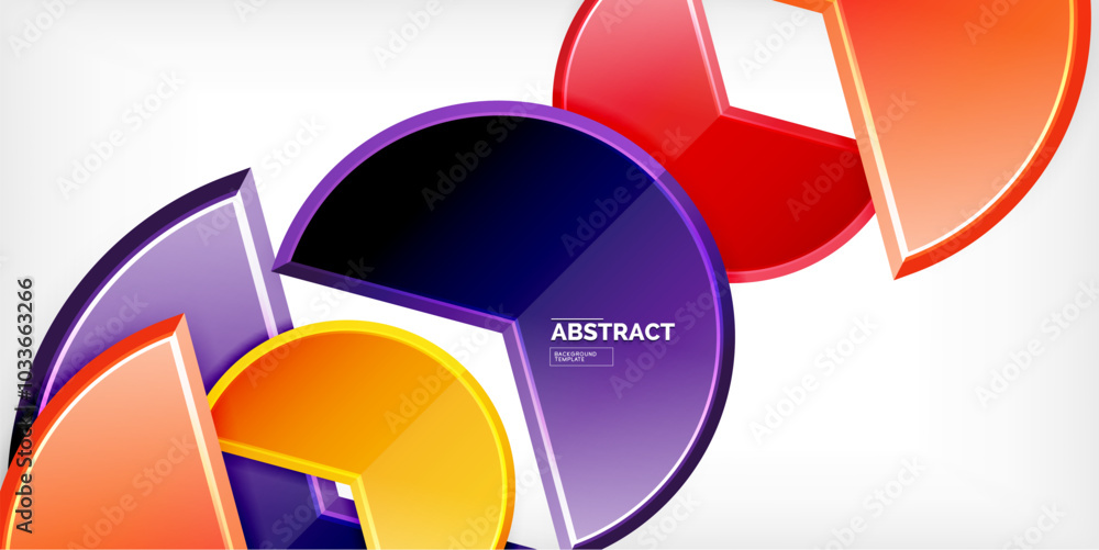 Trendy round shapes with triangular angle design element. Vector Illustration For Wallpaper, Banner, Background, Card, Book Illustration, landing page Trendy round shapes with triangular angle design element. Vector Illustration For Wallpaper, Banner, Background, Card, Book Illustration, landing page