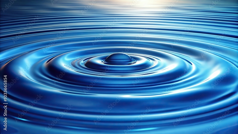 abstract water ripple effect in shades of blue calming and fluid Reflected abstract water ripple effect in shades of blue calming and fluid Reflected