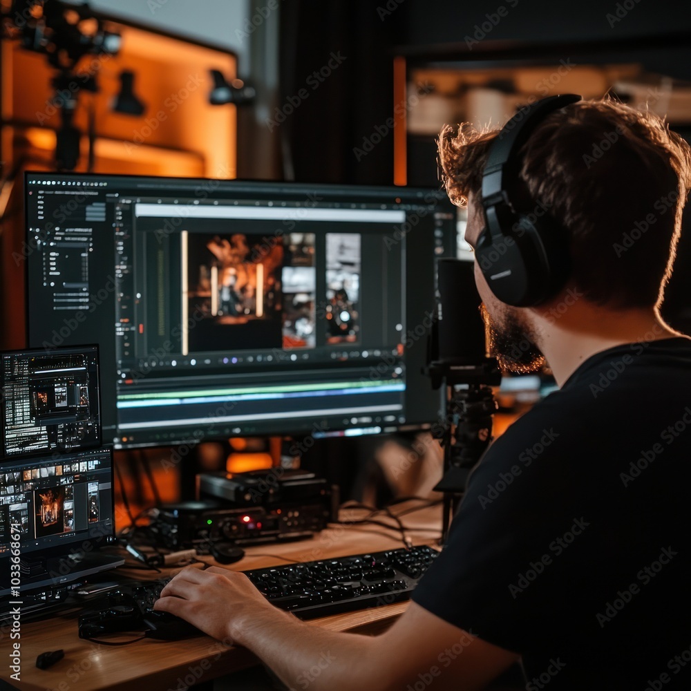 Video production workflow in studio Video production workflow in studio