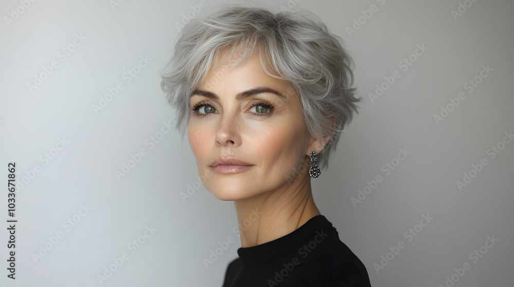 Photo-Realistic Portrait of an Elegant Middle-Aged Woman, Capturing Her Grace and Style with a Sophisticated Expression.
Photo-Realistic Portrait of an Elegant Middle-Aged Woman, Capturing Her Grace and Style with a Sophisticated Expression.
