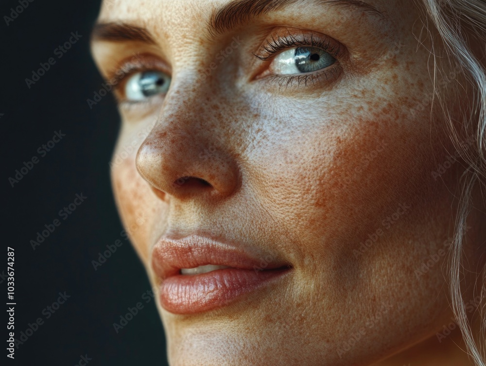 Intense Portrait of a Woman Intense Portrait of a Woman