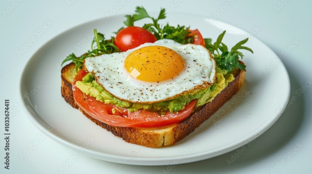 Avocado Toast with Fried Egg Avocado Toast with Fried Egg