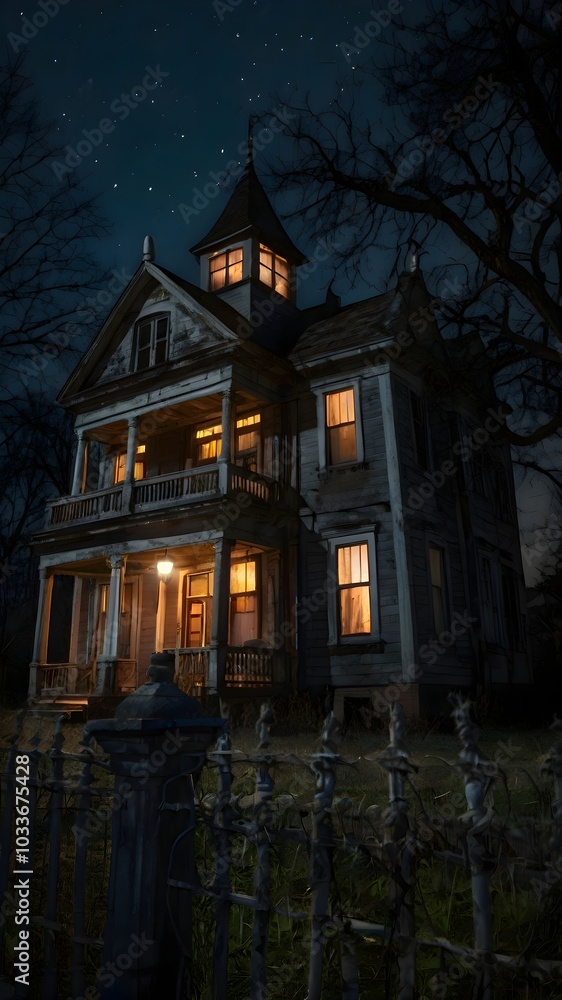 Describe a night spent in a haunted house filled with ghosts, creepy sounds, and mysterious shadows. What challenges do you face inside, Generative AI Describe a night spent in a haunted house filled with ghosts, creepy sounds, and mysterious shadows. What challenges do you face inside, Generative AI