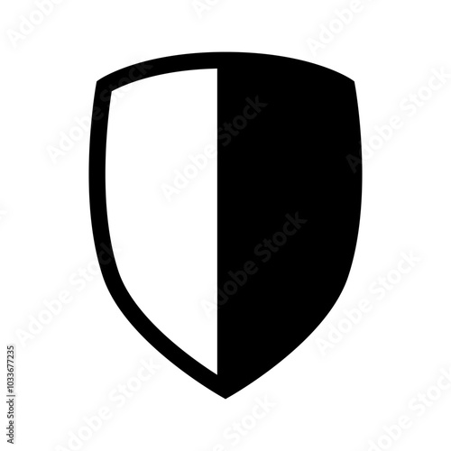Free Download Shield icon vector. Defence illustration sign. Armor symbol. protection logo. security mark. - GFXLoad