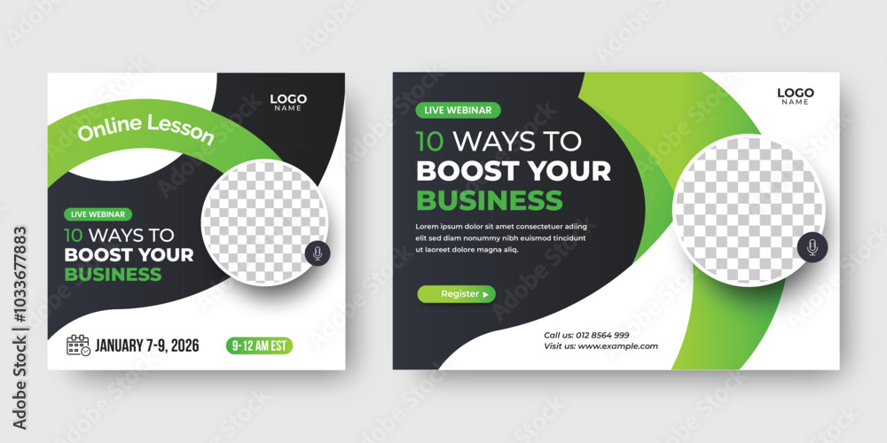 digital business marketing strategies live webinar banner invitation social media instagram post template, online conference webinar invitation social media post design digital business marketing strategies live webinar banner invitation social media instagram post template, online conference webinar invitation social media post design