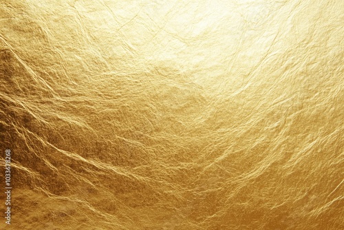 Metallic golden and bronze paper texture with gradient effect, resembling metal foil or wall paint, Golden background. Gold texture. Beautiful luxury gold background. Shiny golden texture