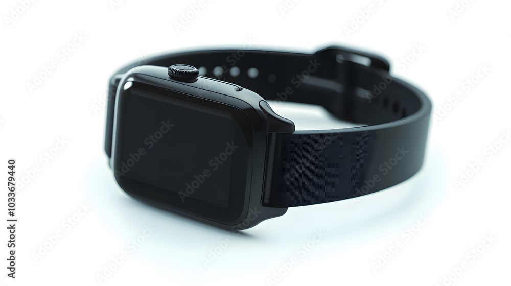Wireless Smart Watch isolated on white. Wireless Smart Watch isolated on white.