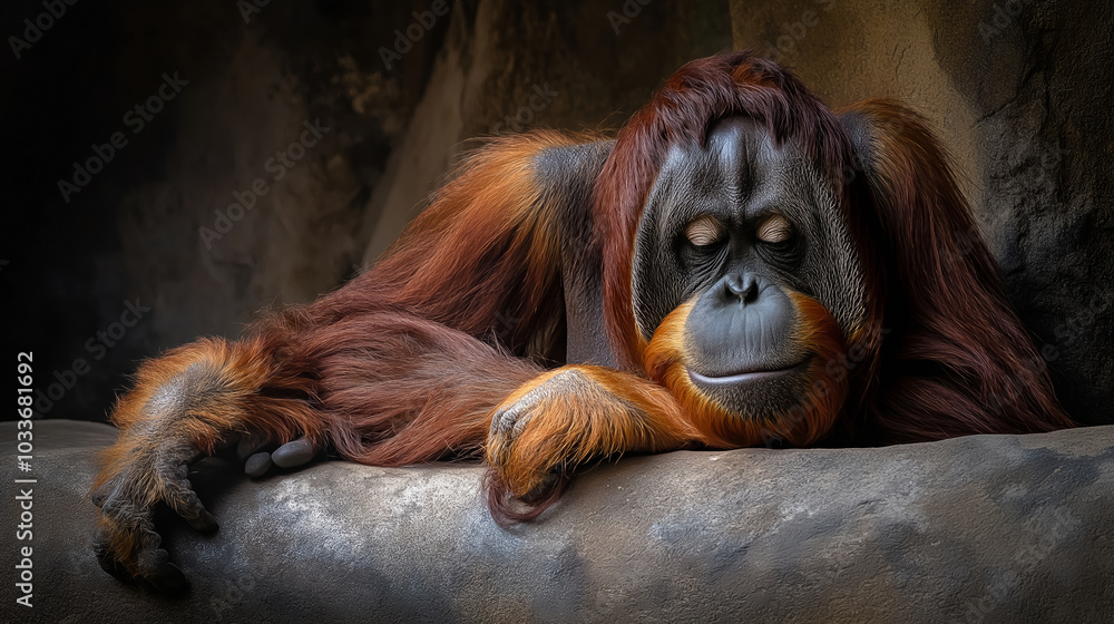 Obraz premium Orangutan Animal Photography
