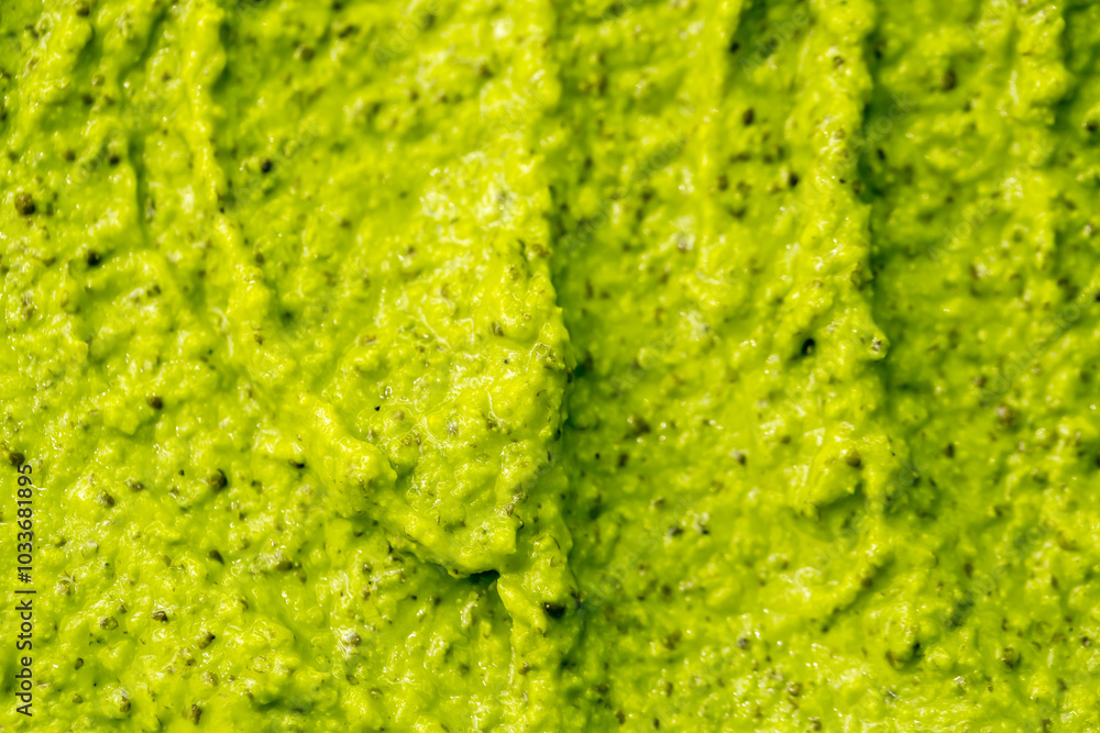Green yogurt ice cream with pistachios, kiwi and avocado. Fresh fruit smoothie. Ice cream texture. Delicious sweet dessert close-up as background. Green yogurt ice cream with pistachios, kiwi and avocado. Fresh fruit smoothie. Ice cream texture. Delicious sweet dessert close-up as background.