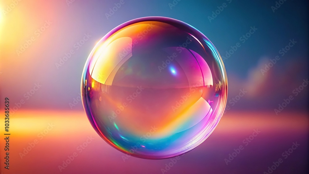 Holographic gradient bubble Holographic gradient bubble