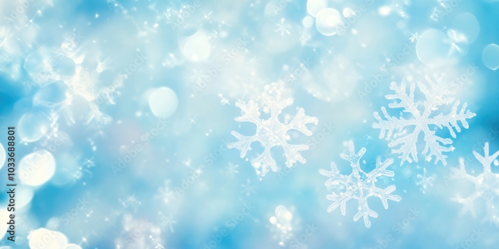 White snowflakes background blue blue background. White snowflakes background blue blue background.