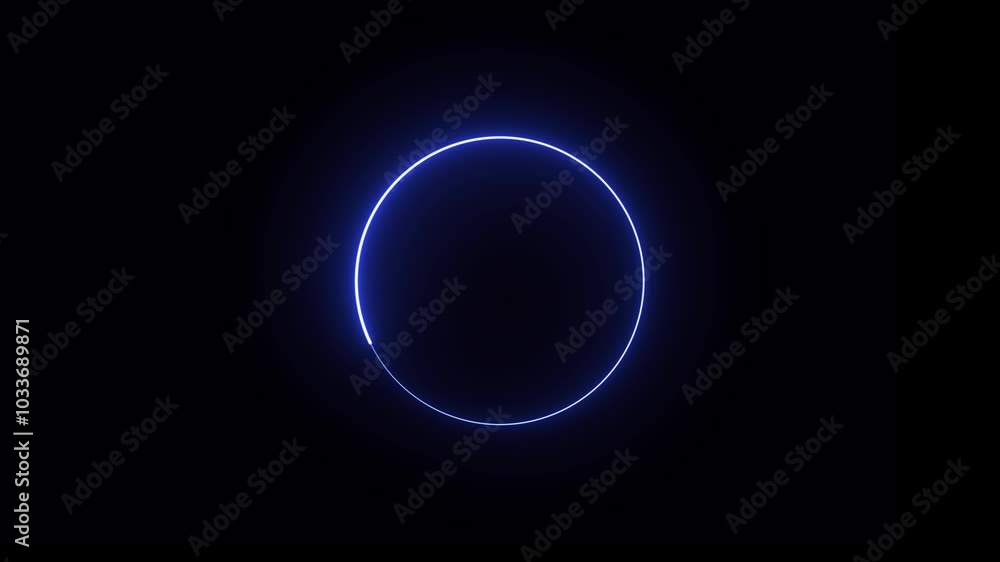 Neon light circle frame loading icon background animation in retro style 4k video animation. Abstract beautiful colorful neon circle frame loading icon on black background. Neon light circle frame loading icon background animation in retro style 4k video animation. Abstract beautiful colorful neon circle frame loading icon on black background.