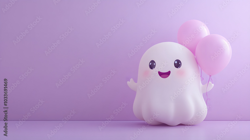 3D Cartoon Illustration of a Cute Smiling Ghost Holding a Pumpkin, Whimsical Halloween-Themed Artwork
3D Cartoon Illustration of a Cute Smiling Ghost Holding a Pumpkin, Whimsical Halloween-Themed Artwork