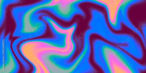 Abstract Fluid Liquid Gradient Background Vector Design. Vivid Marble Multicolor Pattern.