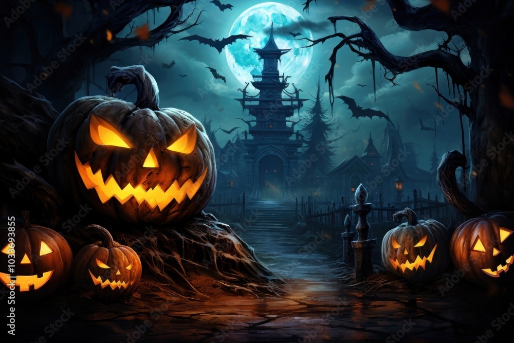 Halloween lantern pumpkin background. Halloween lantern pumpkin background.