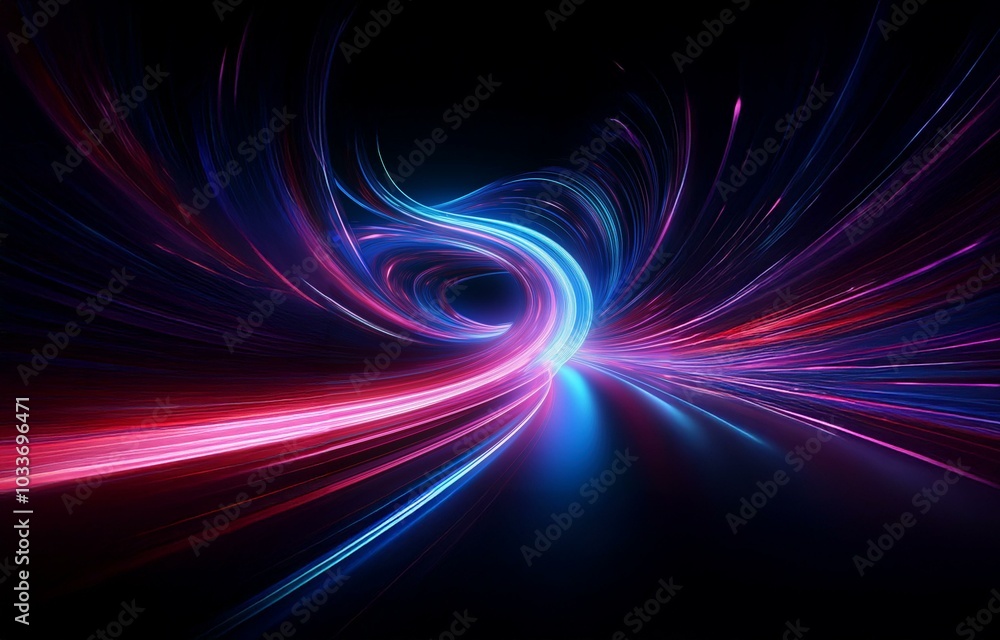 Abstract, neon, glowing, blue, pink, red, lines, streaks, abstract, swirling, light, dark, background, black, digital, art, futuristic, vibrant, energy, motion, dynamic, design, technology, graphic, a Abstract, neon, glowing, blue, pink, red, lines, streaks, abstract, swirling, light, dark, background, black, digital, art, futuristic, vibrant, energy, motion, dynamic, design, technology, graphic, a