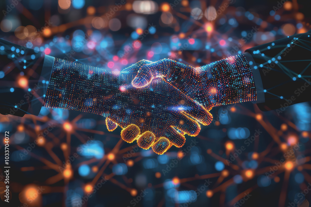 Business network concept, business people join hands to network for joint beauty and success. Business network concept, business people join hands to network for joint beauty and success.