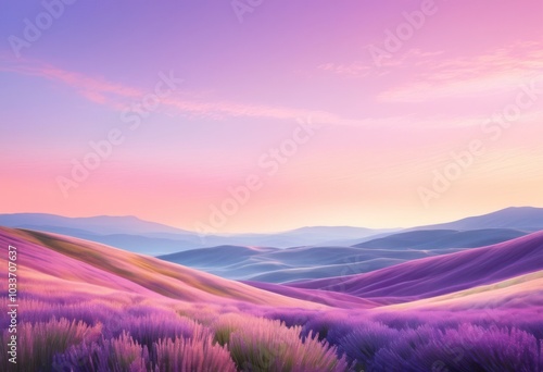 serene abstract landscape evoking romantic getaway atmosphere dreamy colors soft textures, serenity, romance, scenery, nature, beauty, horizon