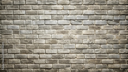 Reflected grey brick staggered rustic retro texture wall background