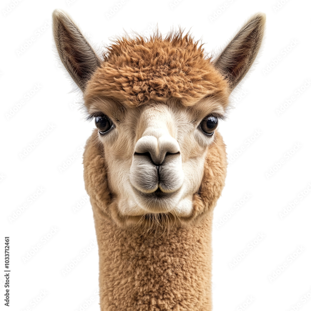 Obraz premium Explore the Beautiful World of Alpacas: A Stunning Image Perfect for Animal Lovers and Nature Enthusiasts, Ideal for Publications about Wildlife, Agriculture, or Eco-Tourism
