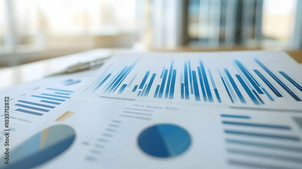 Financial charts and graphs showcasing business growth and management strategies - Financial charts and graphs showcasing business growth and management strategies -