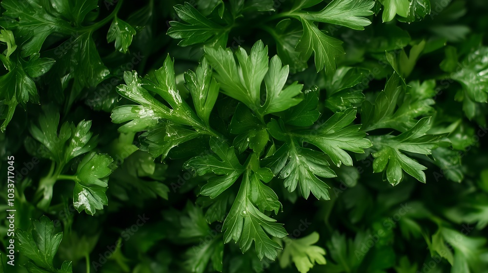 Fresh Green Parsley Close-Up Photography Fresh Green Parsley Close-Up Photography