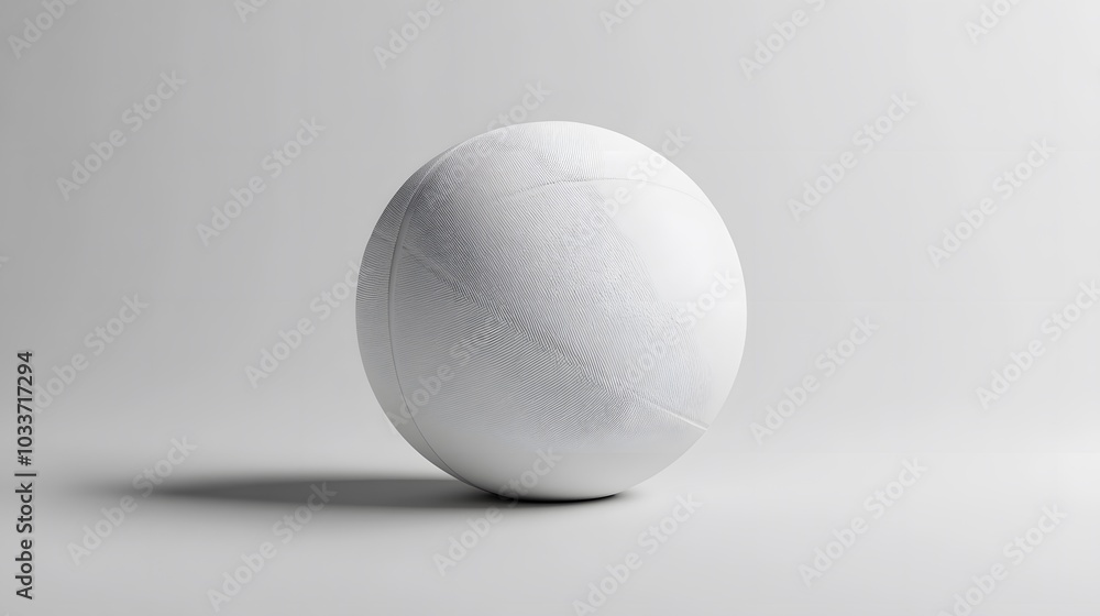 Creative minimal paper idea. Concept white basketball with white background. 3d render, 3d illustration. Creative minimal paper idea. Concept white basketball with white background. 3d render, 3d illustration.