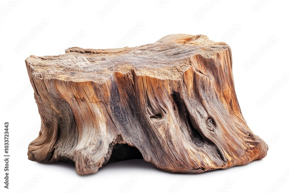 A large piece of wood with a hole in it A large piece of wood with a hole in it