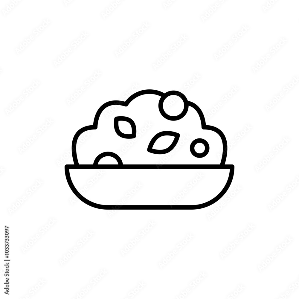 Salads outline icons, minimalist vector illustration ,simple transparent graphic element .Isolated on white background Salads outline icons, minimalist vector illustration ,simple transparent graphic element .Isolated on white background