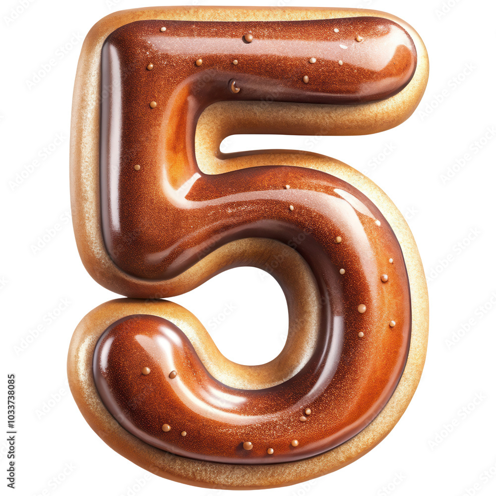 Letter 5 Set of Chocolate Alphabet Letters Numbers with Glossy Finish and 3D Effect Letter 5 Set of Chocolate Alphabet Letters Numbers with Glossy Finish and 3D Effect