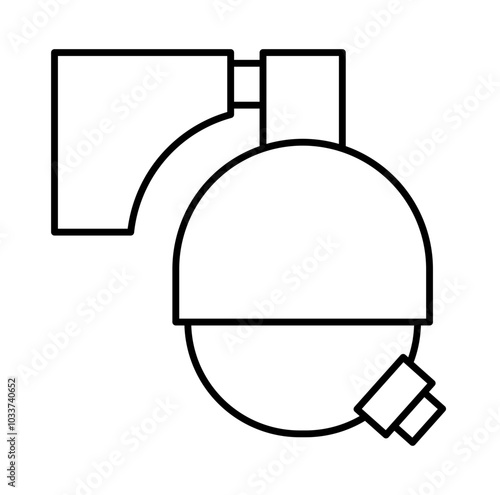 Security Cam Icon outline