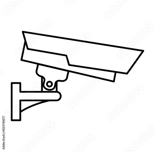Security Cam Icon outline
