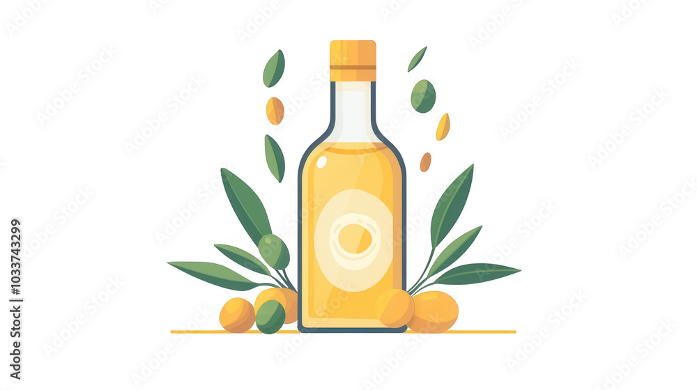 Elegant Flat Olive Oil Bottle Icon for Hanukkah Celebrations, PNG File, Transparent Background Elegant Flat Olive Oil Bottle Icon for Hanukkah Celebrations, PNG File, Transparent Background