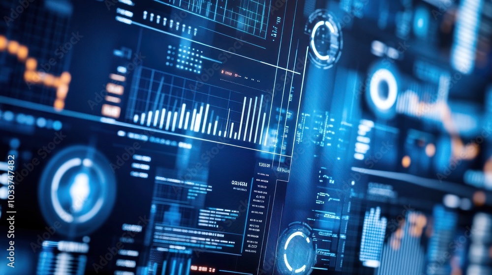 Digital Interface Data Visualization Digital Interface Data Visualization