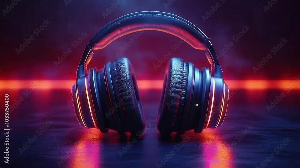 sleek 3d render of a modern headset showcasing intricate design details and vibrant colors against a transparent background emphasizing technology and innovation in audio equipment sleek 3d render of a modern headset showcasing intricate design details and vibrant colors against a transparent background emphasizing technology and innovation in audio equipment