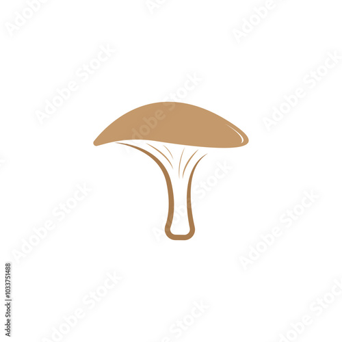 mushroom logo vector design