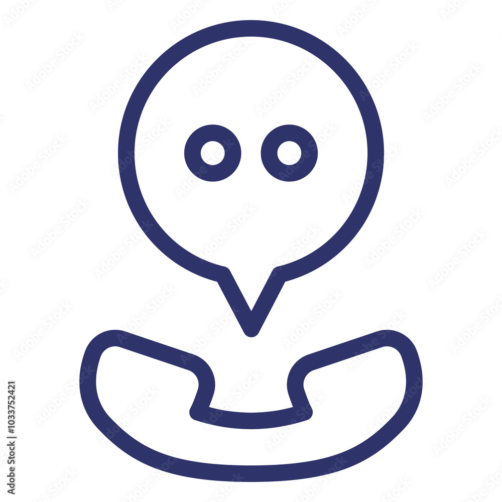 call, phone chat line icon call, phone chat line icon