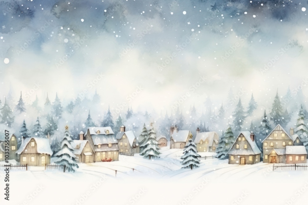 Fototapeta premium Christmas village outdoors architecture backgrounds.