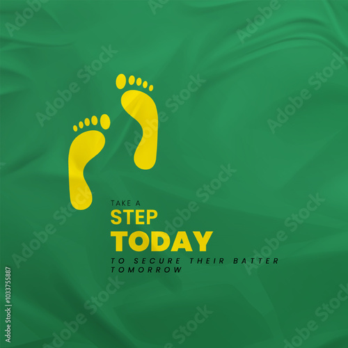 World Polio Day creative concept, Poster, Banner, Advertising, Greeting Card. Polio day design 3d illustration.