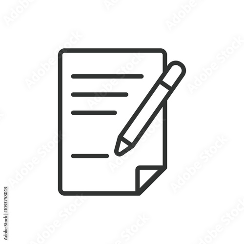 Briefing, in line design. Briefing, presentation, meeting, discussion, overview, explanation, preparation on white background vector. Briefing, in line design, editable stroke icon