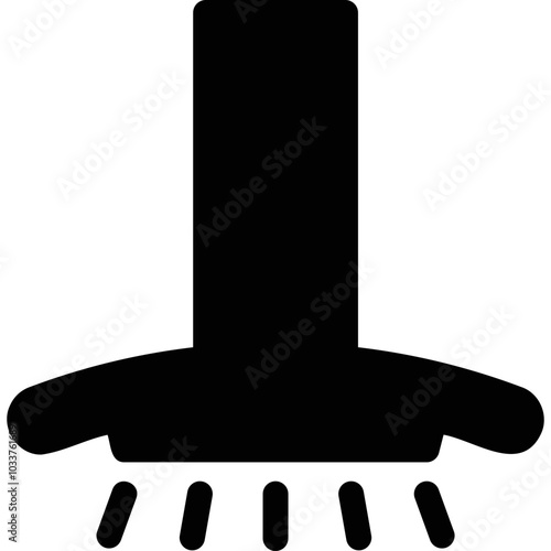 Simple vector icon kitchen hood