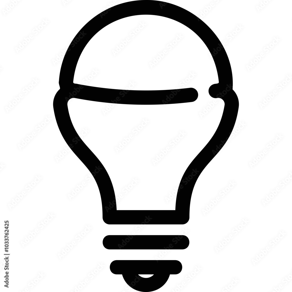 Simple vector icon energy saving light bulb Simple vector icon energy saving light bulb