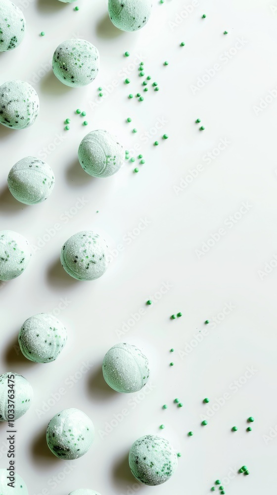 mint candies on white background. mint candies on white background.